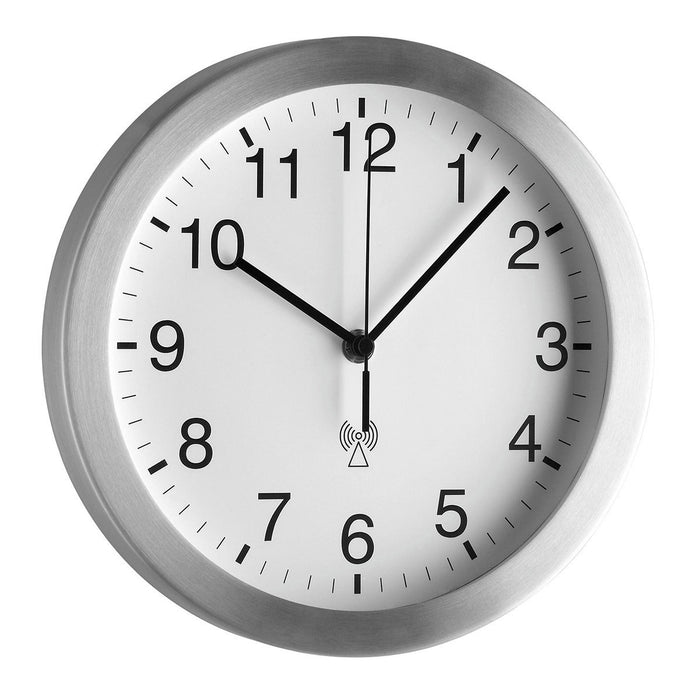EAN 4009816017512 - TFA-Dostmann 98.1091.02 reloj de mesa o pared Alrededor Aluminio, Blanco imagen 1