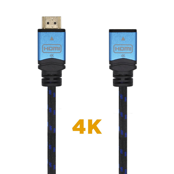 EAN 8436574705065 - AISENS A120-0452 cable HDMI 1 m HDMI tipo A (Estándar) Negro, Azul imagen 3