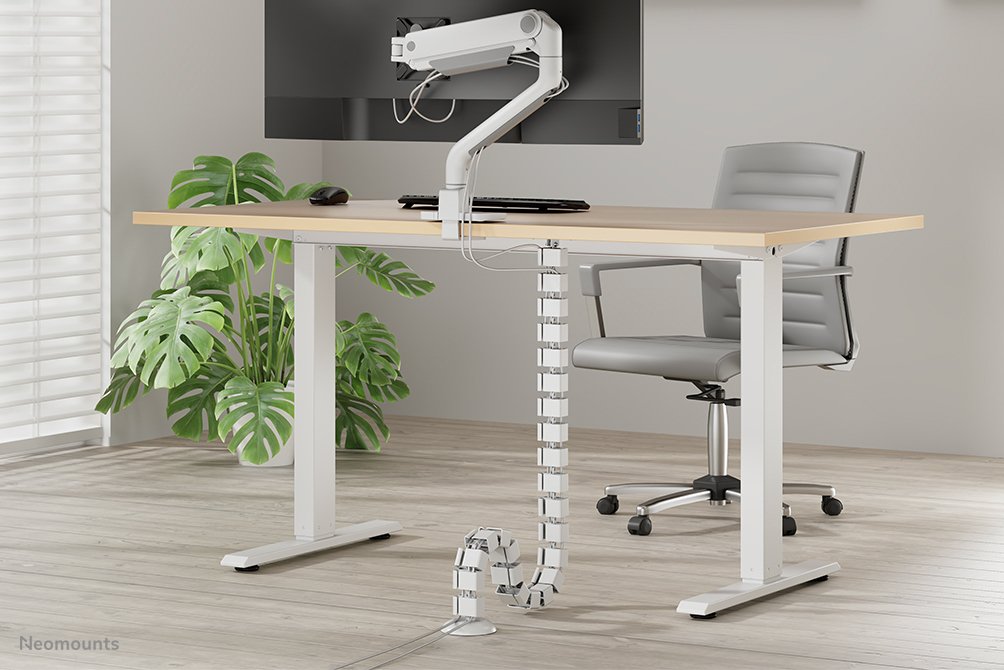 EAN 8721246340096 - Neomounts ADS06-130WH organizador de cables Escritorio Guía para cables Blanco 1 pieza(s) imagen 10