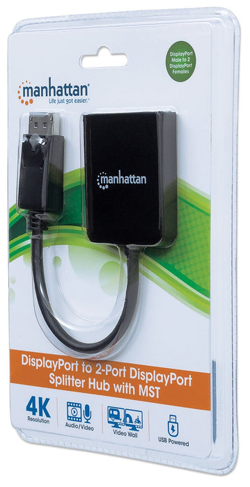 EAN 0766623207768 - Manhattan 207768 divisor de video DisplayPort 2x DisplayPort imagen 5