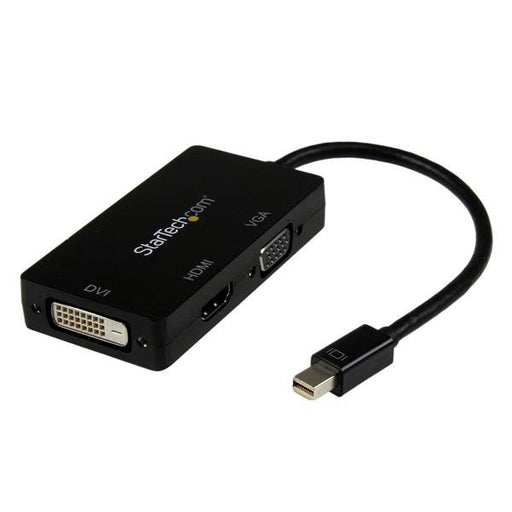 EAN 0065030854290 - StarTech.com MDP2VGDVHD adaptador de cable de vídeo 0,15 m DVI-D + VGA (D-Sub) + HDMI Negro imagen 1