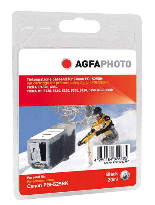 EAN 4250164825285 - AgfaPhoto APCPGI525BD cartucho de tinta 1 pieza(s) Negro imagen 1