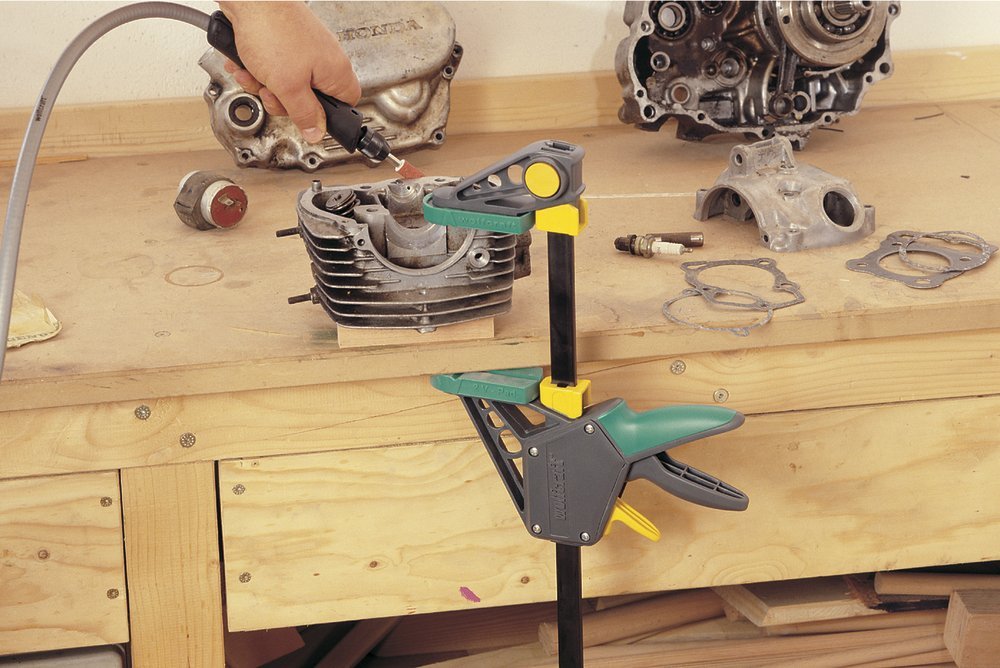 EAN 4006885303409 - wolfcraft GmbH 3034000 abrazadera Abrazadera de barra Negro, Verde, Amarillo imagen 3