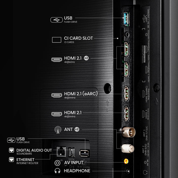 EAN 6942351402819 - Hisense 55E7NQ PRO Televisor 139,7 cm (55") 4K Ultra HD Smart TV Wifi Gris 400 cd / m² imagen 3