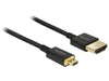 EAN 4043619847846 - DeLOCK HDMI-A/HDMI Micro-D, 3 m cable HDMI HDMI tipo A (Estándar) HDMI tipo D (Micro) Negro imagen 1