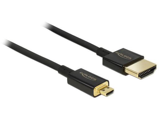 EAN 4043619847822 - DeLOCK HDMI-A/HDMI Micro-D, 1.5 m cable HDMI 1,5 m HDMI tipo A (Estándar) HDMI tipo D (Micro) Negro imagen 1