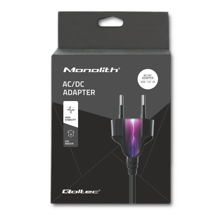 EAN 5901878507965 - Qoltec 50796 adaptador e inversor de corriente Interior 60 W Negro imagen 6