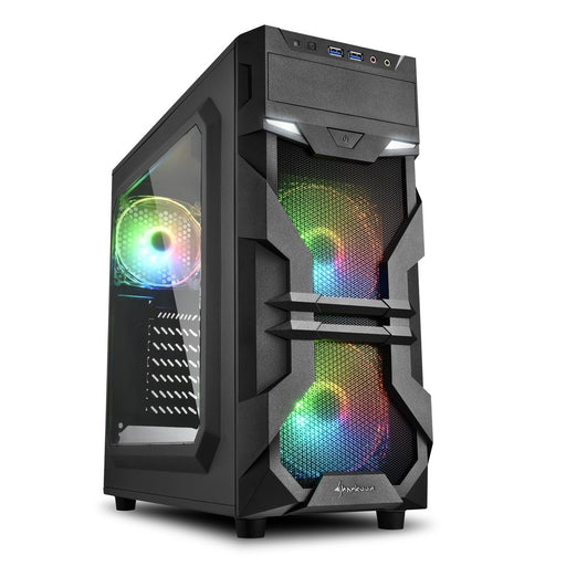 EAN 4044951026869 - Sharkoon VG7-W RGB Midi Tower Negro imagen 1