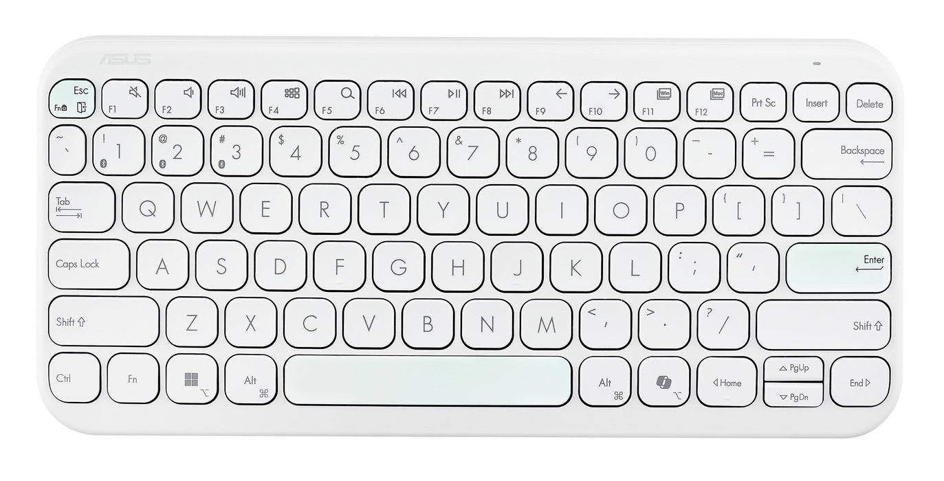 EAN 4711387823101 - ASUS Marshmallow Keyboard KW100 teclado Hogar Bluetooth QWERTZ Alemán Blanco imagen 1