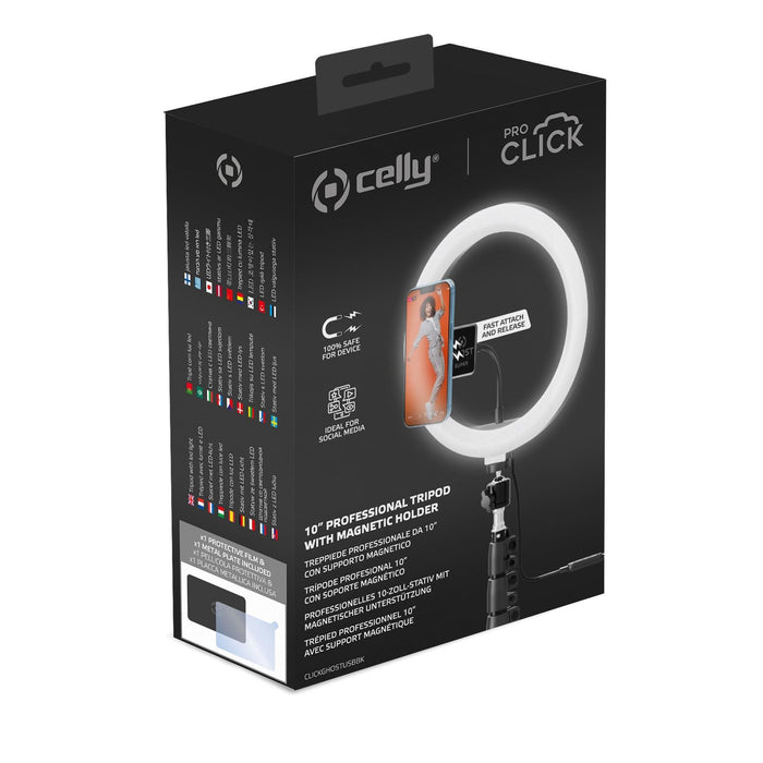 EAN 8021735197775 - Celly CLICKGHOSTUSB tripode Smartphone 3 pata(s) Negro imagen 16