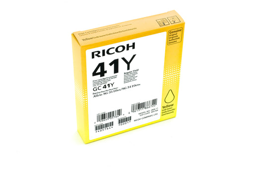 EAN 4961311866722 - Ricoh 405764 cartucho de tinta 1 pieza(s) Original Rendimiento estándar Amarillo imagen 1