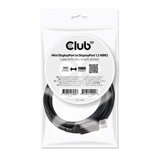EAN 8719214470807 - CLUB3D CAC-2163 cable DisplayPort Negro imagen 2