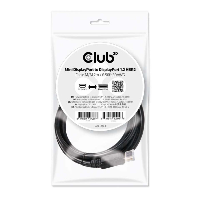 EAN 8719214470807 - CLUB3D CAC-2163 cable DisplayPort Negro imagen 2