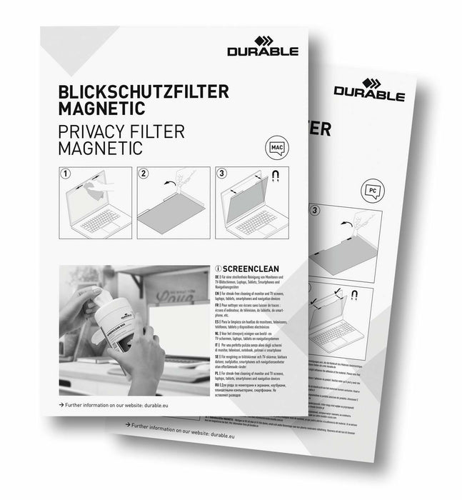 EAN 4005546735351 - Durable 515857 filtro para monitor 40,6 cm (16") Portátil Filtro de privacidad para pantallas sin marco imagen 5