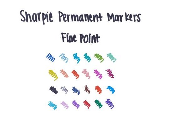EAN 3026980771287 - Sharpie Fine marcador 24 pieza(s) Punta fina Negro imagen 6