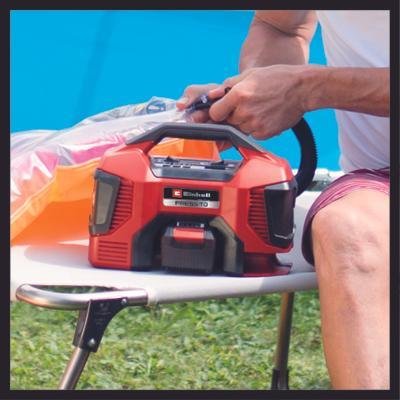EAN 4006825661941 - Einhell PRESSITO 18/21 compresor de aire 21 l/min Batería imagen 3