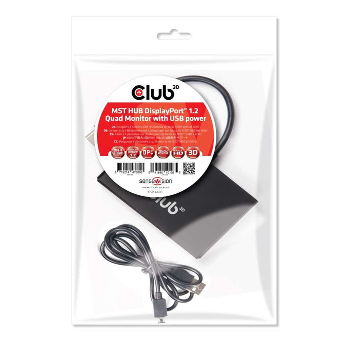 EAN 8719214470890 - CLUB3D CSV-6400 divisor de video 4x DisplayPort imagen 2