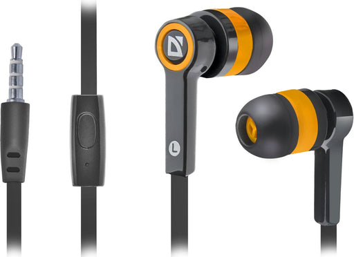 EAN 4714033634205 - Defender Pulse-420 Auriculares Alámbrico Dentro de oído Negro, Naranja imagen 1
