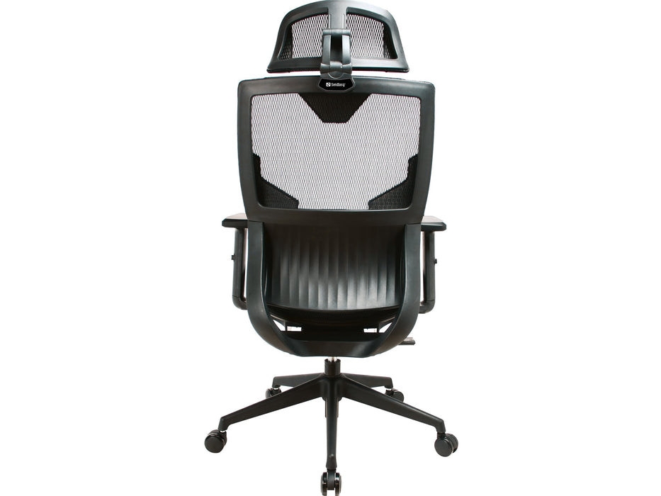 EAN 5705730640957 - Sandberg 640-95 silla para videojuegos Silla para videojuegos universal Asiento de malla Negro imagen 3