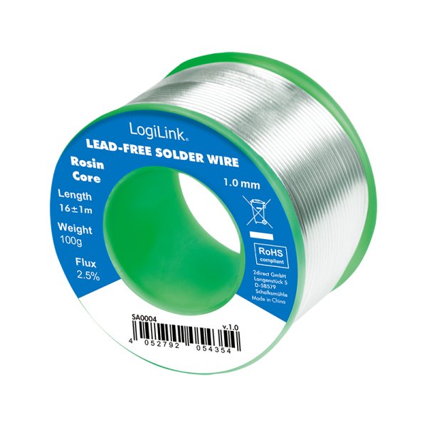 EAN 4052792054354 - LogiLink SA0004 Accesorio para estaciones de soldadura / soldadores Alambre de soldadura imagen 1