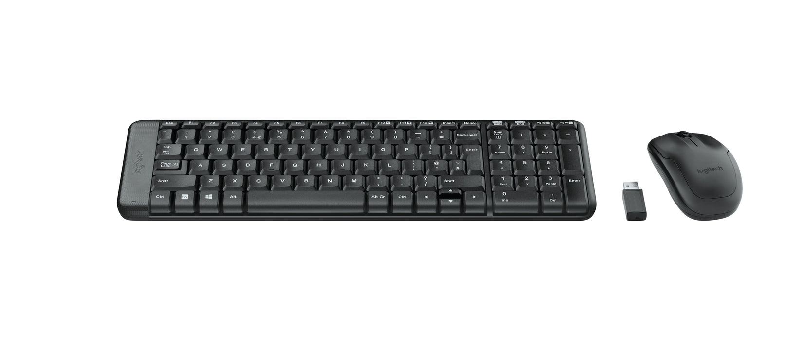 EAN 5099206029811 - Logitech Wireless Combo MK220 teclado Ratón incluido Oficina RF inalámbrico QWERTY Griego Negro imagen 1