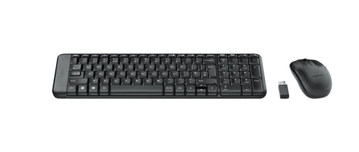 EAN 5099206029811 - Logitech Wireless Combo MK220 teclado Ratón incluido Oficina RF inalámbrico QWERTY Griego Negro imagen 1