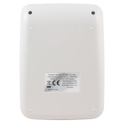 EAN 4260664872757 - MediaRange MROS190 calculadora Escritorio Calculadora básica Negro, Blanco imagen 4