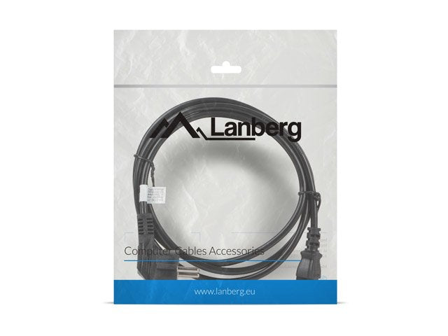 EAN 5901969409734 - Lanberg CA-C13C-11CC-0018-BK cable de transmisión Negro 1,8 m C13 acoplador CEE7/7 imagen 4