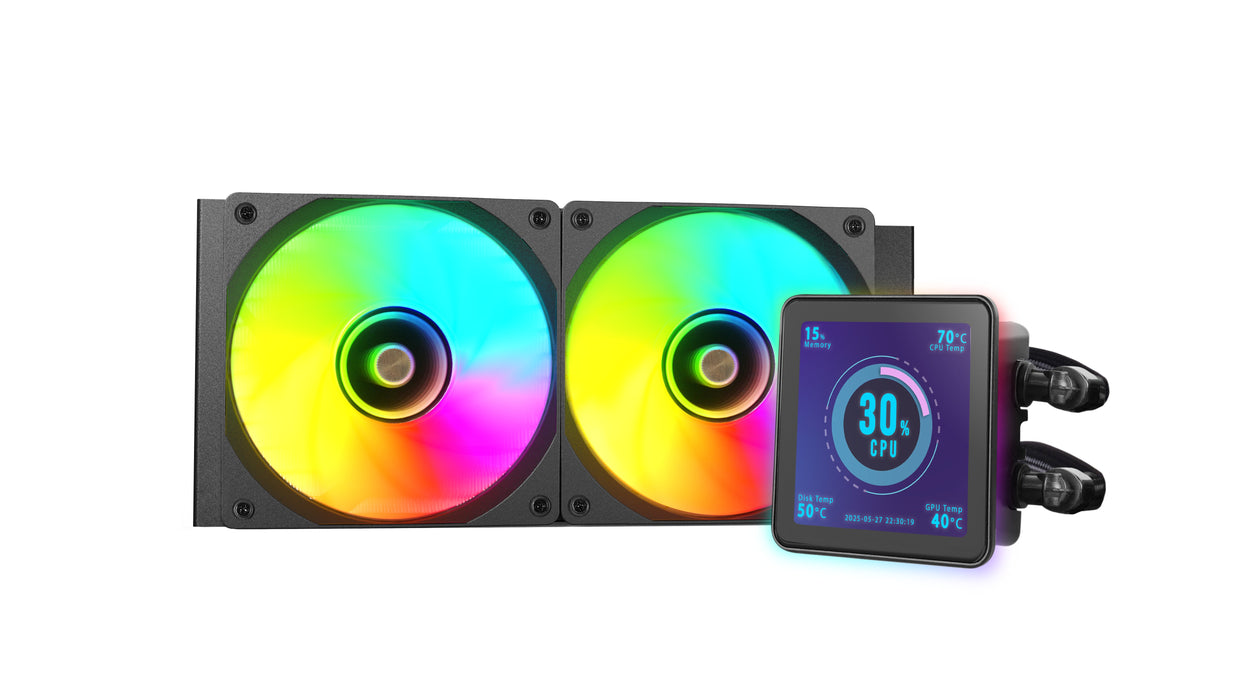 EAN 8435693110675 - Mars Gaming ML-VISIONPRO240 Procesador Sistema de refrigeración líquida todo en uno 12 cm Negro 1 pieza(s imagen 5