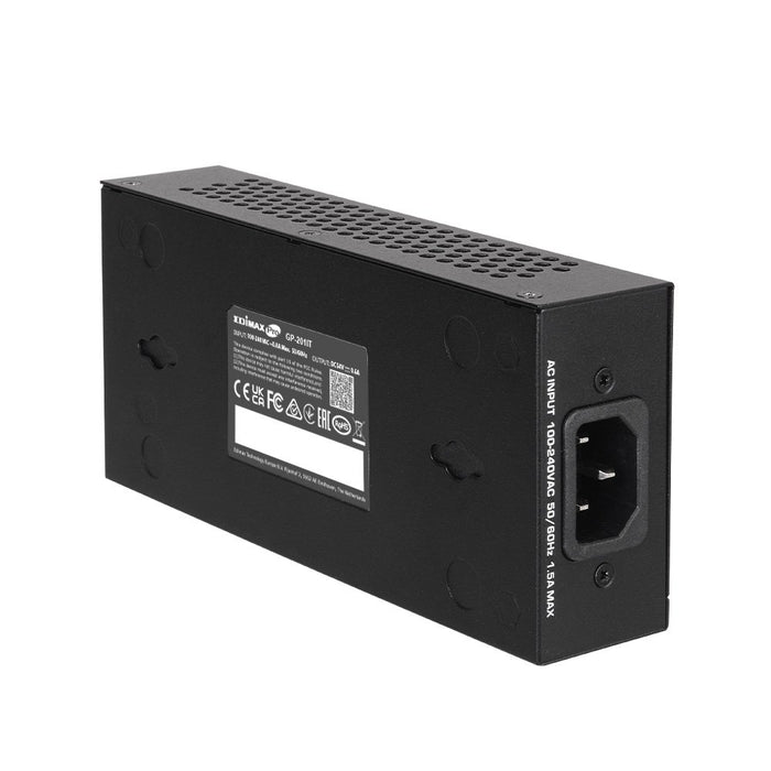 EAN 4717964705143 - Edimax GP-201IT adaptador e inyector de PoE 2.5 Gigabit Ethernet, Ethernet rápido, Gigabit Ethernet imagen 3