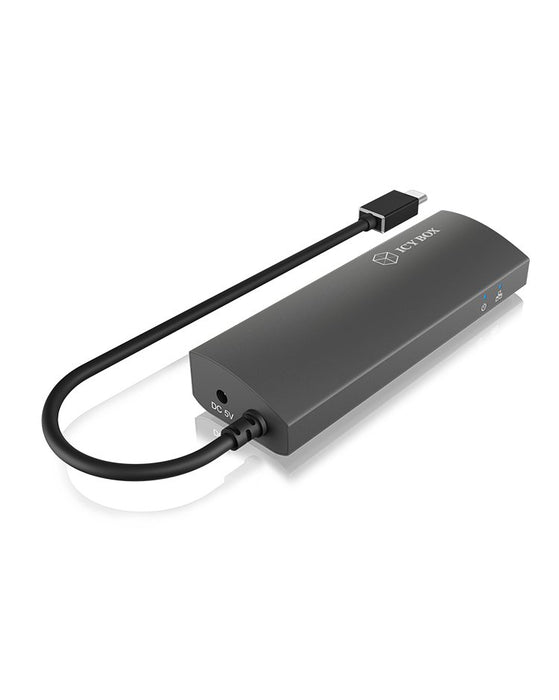 EAN 4250078165675 - ICY BOX IB-HUB1406-C USB 3.2 Gen 1 (3.1 Gen 1) Type-C Antracita imagen 4