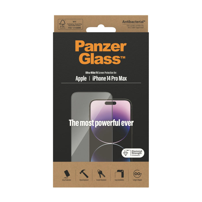 EAN 5711724027741 - PanzerGlass ® Screen Protector iPhone 14 Pro Max | Ultra-Wide Fit Protector de pantalla Apple 1 pieza(s) imagen 3