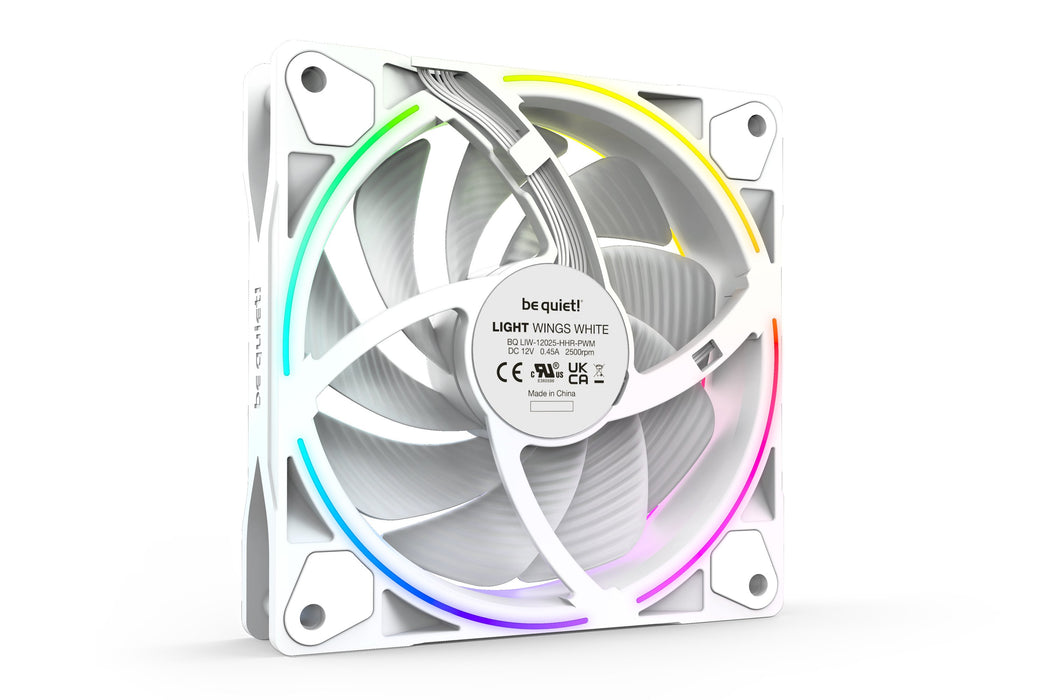 EAN 4260052190234 - be quiet! Light Wings White | 120mm PWM high-speed Triple-Pack Carcasa del ordenador Ventilador 12 cm Bla imagen 4