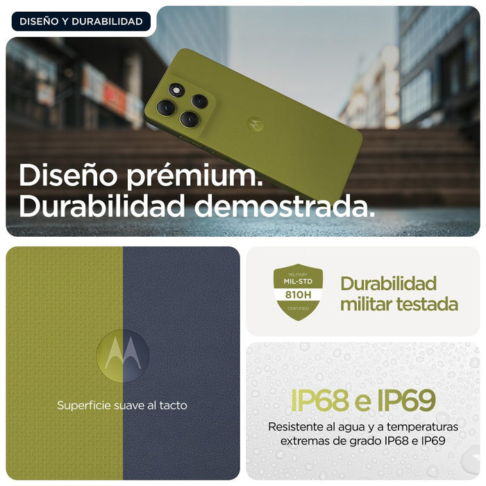 EAN 840493600116 - Motorola moto g86 power 5G 16,9 cm (6.67") SIM doble Android 15 USB Tipo C 12 GB 256 GB 6720 mAh Verde imagen 18