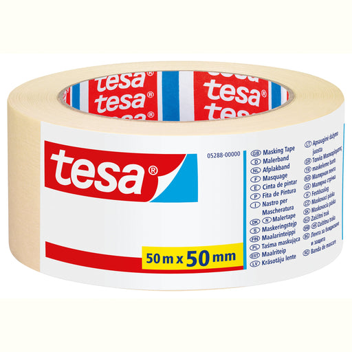 EAN 4042448804853 - TESA 05288 50 m Cinta de pintor Apto para uso en interior Papel Beige imagen 1