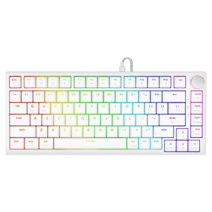 EAN 5905106070153 - Savio ASTRAL WHITE JADE teclado Juego USB QWERTY Internacional de EE.UU. Blanco imagen 1