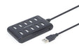 EAN 8716309124638 - Gembird UHB-U2P10P-01 hub de interfaz USB 2.0 Type-A Negro imagen 2