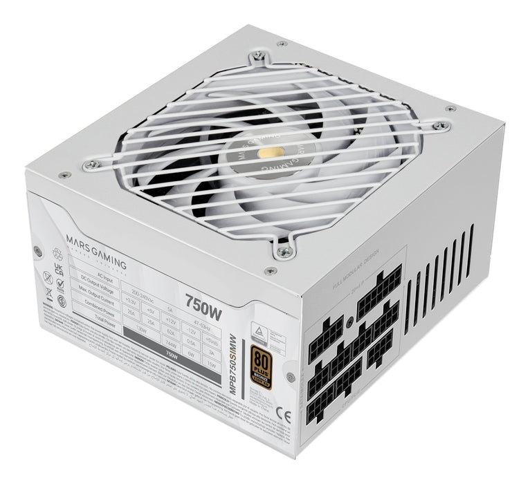 EAN 8435693110064 - Mars Gaming MPB750SIMW unidad de fuente de alimentación 750 W 24-pin ATX ATX Blanco imagen 3