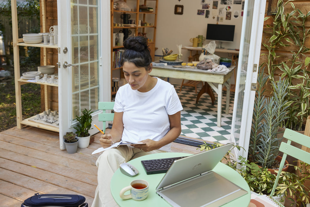 EAN 196548515943 - HP 350 BLK Compact Multi-Device Keyboard teclado Hogar Negro imagen 14