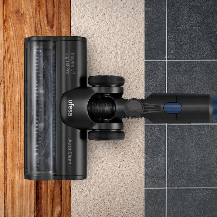 EAN 8422160058929 - Ufesa Inspire U7 Digital PRO Aspiradora escoba 2 en 1 Batería Secar Sin bolsa 0,6 L 500 W Negro, Azul 2 A imagen 4