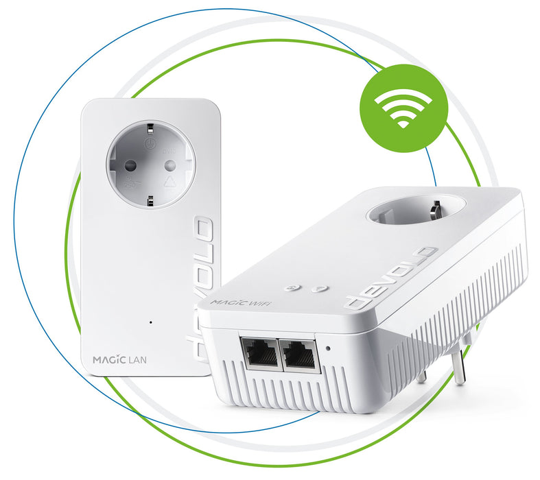 EAN 4250059686144 - Devolo Magic 2 WiFi next Starter Kit 2400 Mbit/s Ethernet Blanco 2 pieza(s) imagen 1