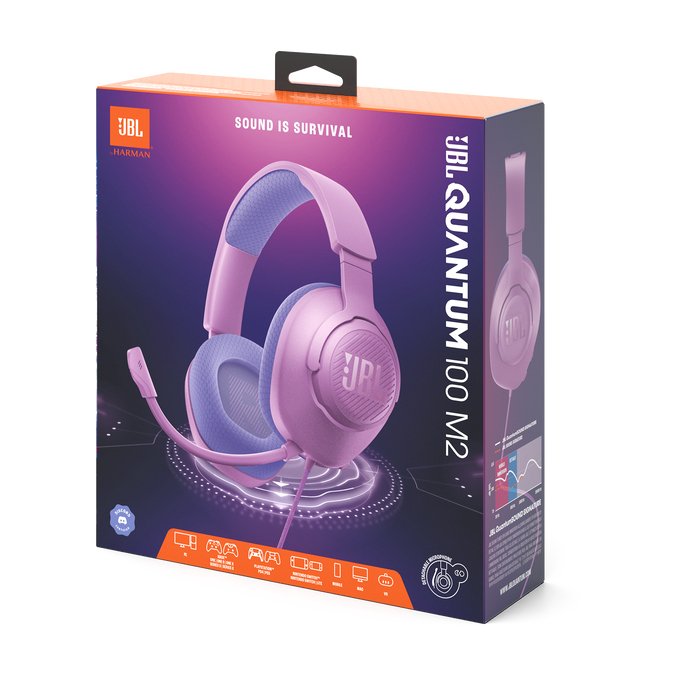 EAN 1200130015540 - JBL Quantum 100M2 Auriculares Alámbrico Diadema Juego Púrpura imagen 9