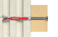 EAN 4048962324440 - Fischer 545838 tornillo de anclaje y taco 100 pieza(s) Juego de enchufes de pared y tornillos 30 mm imagen 9