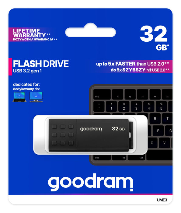 EAN 5908267935750 - Goodram UME3 unidad flash USB 32 GB USB tipo A 3.2 Gen 1 (3.1 Gen 1) Negro imagen 6