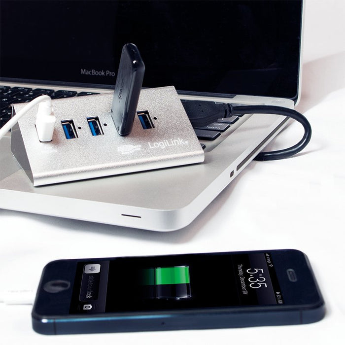 EAN 4052792033687 - LogiLink UA0227 hub de interfaz USB 3.2 Gen 1 (3.1 Gen 1) Micro-B 5000 Mbit/s Negro imagen 3