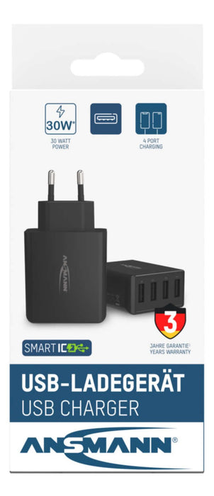 EAN 4013674176533 - Ansmann HC430 Universal Negro Corriente alterna Interior imagen 11