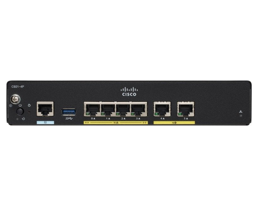 EAN 0889728172158 - Cisco C927-4P router Gigabit Ethernet Negro imagen 1