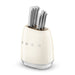 EAN 8017709344184 - Smeg KBSF02CR taco para cuchillos Bloque con ranuras para cuchillos Plástico, Acero inoxidable, Madera Cr imagen 3