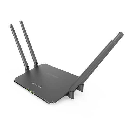 EAN 8436550234183 - TALIUS RT-1200 router inalámbrico Ethernet rápido Doble banda (2,4 GHz / 5 GHz) Negro imagen 2