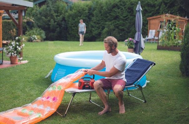 EAN 4006825661941 - Einhell PRESSITO 18/21 compresor de aire 21 l/min Batería imagen 7